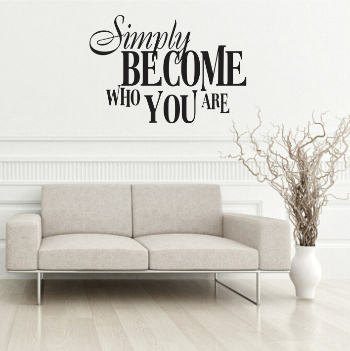 Simply become who you are A0089